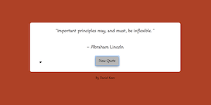 Random Quote Machine